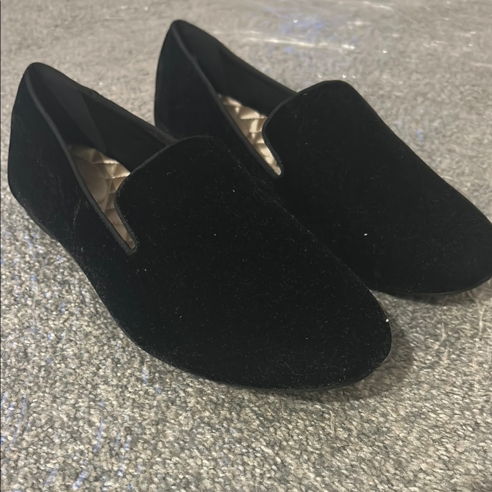 Birdies Black Velvet Flats